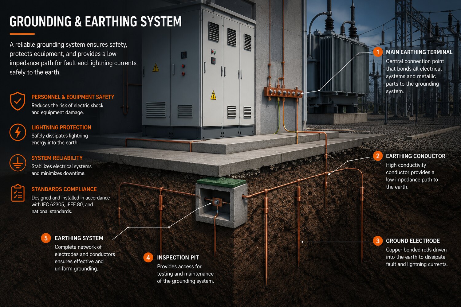 Grounding and Earthing System